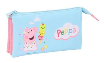 Imagen de Portatodo Triple Peppa Pig 22X12X3Cm