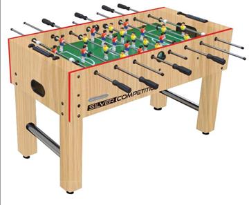Imagen de Futbolin New Silver Competition.  5' Medidas Producto: 138 X 70 X 88,5  Campo De Juego :117 X 67