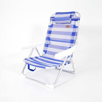 Imagen de Silla para la Playa a rayas 60x50x82Cm