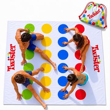 Imagen de Toalla Juego Twister en mochila y ruleta impermeable, 100x100cm