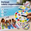 Imagen de Toalla Juego Twister en mochila y ruleta impermeable, 100x100cm