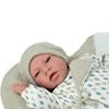 Imagen de Muñeca Elegance 40 Cm Dafne Beige C/Manta (Muñeco Con Peso)