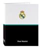 Imagen de Carpeta Cartón Folio 4 Anillas Mixtas Real Madrid CF 26,5x33x4Cm