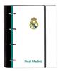 Imagen de Carpeta 4 Anillas de 35mm con recambio A4 100 H. con goma y 5 separadores Real Madrid CF 27x32x3,5Cm