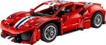 Imagen de Juego de Construccion Coche de Ferrari 488 Pista.Lego Technic. 882 piezas.