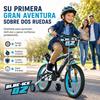 Imagen de Bicicleta 16" Blue Ice de 5/8 años Toimsa