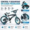 Imagen de Bicicleta 16" Blue Ice de 5/8 años Toimsa