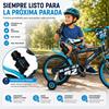 Imagen de Bicicleta 16" Blue Ice de 5/8 años Toimsa