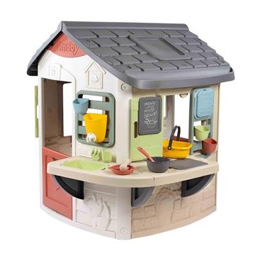 Imagen de Casa Con Cocina De Barro Incluye 11 accesorios.