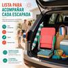 Imagen de Silla playa aluminio fija coral con asas para transportar 71x54x59 cm, 24 cm altura asiento