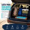 Imagen de Silla playa aluminio fija aguamarina con asas para transportar 71x54x59 cm, 24 cm altura asiento