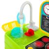Imagen de Cocina con fregadero y accesorios grifo real 33x61x25 cm