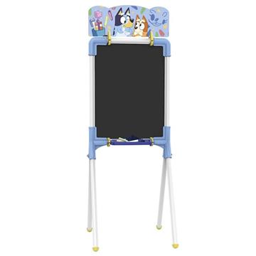 Imagen de Pizarra Bluey 2 en 1 magnetica y para tizas 37x32x98 cm Incluye 12 accesorios