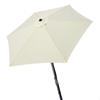 Imagen de Parasol de terraza redondo 270 cm con chimenea y mástil de aluminio 3,8 cm Aktive  