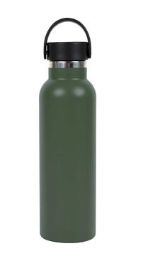 Imagen de Botella Termo Exterior Goma 600Ml Safta "Verde Camo" 25X7,3X7,3Cm