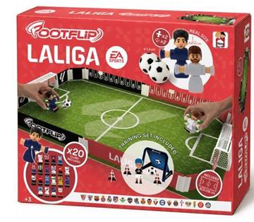 Imagen de Estadio Footflip La Liga Stadium.Incluye 2 Jugadores 6x8x7,4 cm y 20 equipajes. Medidas estadio 53x80 cm.