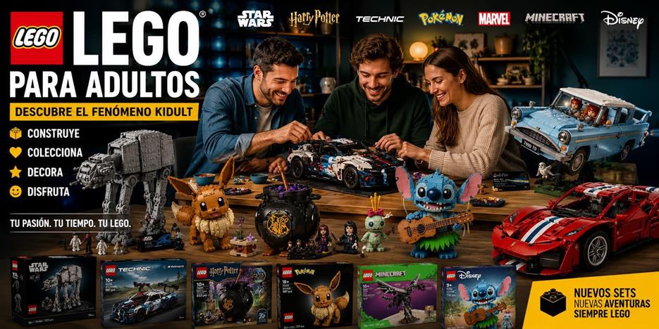 LEGO para adultos: Todo sobre el fenómeno Kidult y los mejores sets