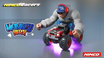 Imagen de Coche Radio Control Monkey Flipper 2.4 ghz. Mueve los brazos y haz volteretas!!