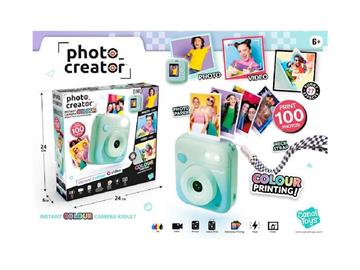 Imagen de Cámara de fotos Instantánea Foto Creator.Iimprime a Color hasta 100 fotos alta calidad.Añade Filtros y toma fotos y videos!24x24x6,8 cm