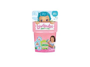 Imagen de Muñeco Bebe Luvibubs  Dreamy Danni. Adorables Bebés que crecen mágicamente desde una maceta al pantar una semilla.