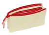 Imagen de Portatodo Triple Osito Beige Felices Fiestas 22X12X3Cm