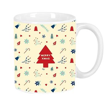 Imagen de Taza Grande Iconos Merry Xmas 8X9,5X8Cm