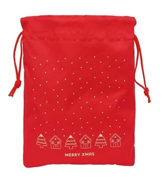 Imagen de Saquito Plano Casitas Merry Xmas 26X34X1Cm