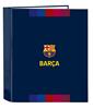 Imagen de Carpeta Barça Cartón Folio 4Anillas Lomo Ancho 27x33x6Cm