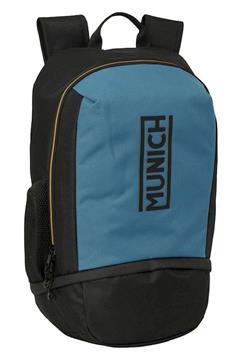 Imagen de Mochila Zapatillero Azul y Negra 28x51x19Cm