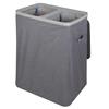 Imagen de Max Home-Cubo Colada 2 Compartimentos 56X40Xh67Cm-Gris Oscur