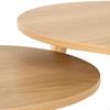 Imagen de Max Home-Set 2 Mesas Aux Redondas Madera D48Xh38Cm & D39Xh32