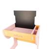 Imagen de Escritorio Con Pizarra+Banco/Baul Nature Escritotio: 50X36X55 Cm / Taburete: 50X29X55 Cm / Cerrado: 50X41X55 Cm