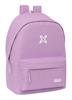 Imagen de MOCHILA DOBLE PARA PORTATIL 15,6" CON USB MUNICH BASICOS "LILA" 31X44X18 CM