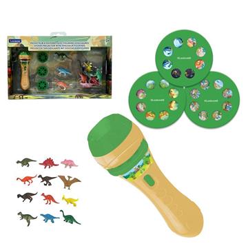 Imagen de Proyector conjunto de regalo y linterna Dinosaurio.