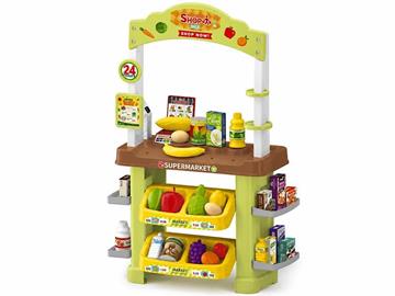 Imagen de Mini Supermarket con cesta, peso y accesorios, 85'50x30x45cm