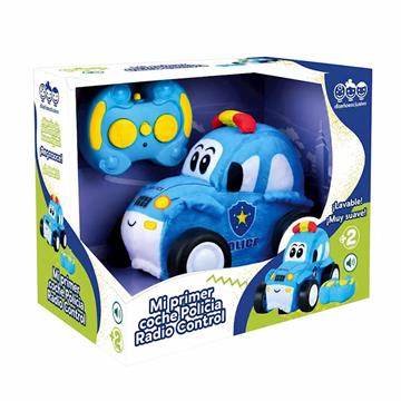 Imagen de Coche radio control Policía suave y lavable 12x12'5x16cm