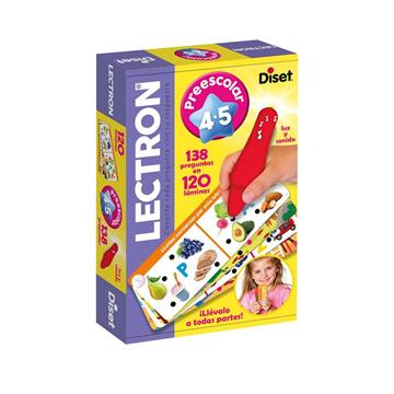 Imagen de Lectron Lapiz Con luz y sonidos Prescolar 4-5 años. 138 preguntas en 120 laminas.