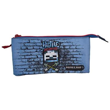 Imagen de Minecraft Hostile Behaviour Estuche Triple . 11.5 X 23.5 X 3 CM.