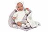 Imagen de Muñeca ELEGANCE 35 CM BABYTO BLANCO C/MANTA (MUÑECO DE PESO)