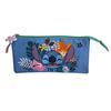 Imagen de Stitch Tropical Estuche Triple. Interior Totalmente Forrado Y Personalizado. 44 X 30 X 20 CM.