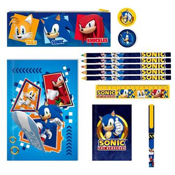 Imagen de Set de Papelería Sonic con Estuche Oficial: ¡Lleva la Velocidad Sónica a tus Estudios!