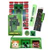Imagen de Set de Papelería Minecraft con Estuche: ¡Todo lo que necesitas para tus aventuras escolares!