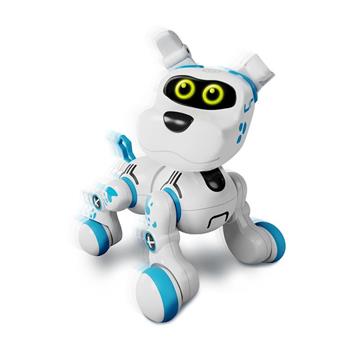Imagen de Robot Perrito Bobby. Mascota interactiva con diferentes emociones. Acaricia su cabeza para animarlo. Controla con el mando y programa hasta 40 acciones