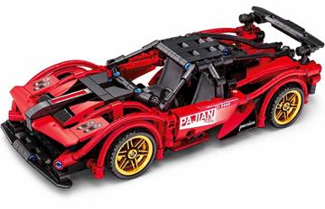 Imagen de Coche Construcción retrofricción, modelo realista escala 1:18, incluye 488 piezas