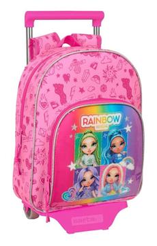 Imagen de Mochila con Carro de Rainbow High "Shine" 28X34X10Cm