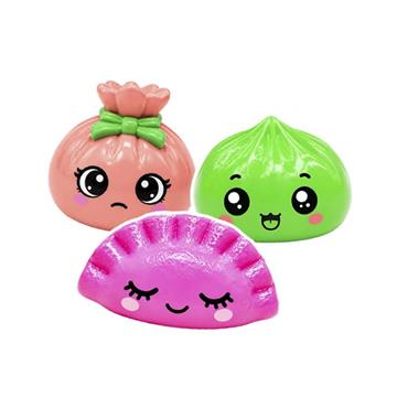 Imagen de Figura Sorpresa Baobao Dumplings Buddies 3,5 cm. Diferentes Texturas.(Abrela,Aprietalo y Coleccoonalos todos)