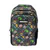 Imagen de Mochila Primaria Minecraft Personajes doble compartimento y adaptable a carro 44 x 32 x 20 cm.