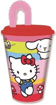 Imagen de Vaso Caña Easy l Hello Kitty And Friends 430 M