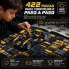 Imagen de Coche Construcción, modelo realista, escala 1:18, incluye 422 piezas