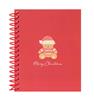 Imagen de Bloc A6 120 Hojas Osito Rojo Felices Fiestas 11,8X14,6Xcm